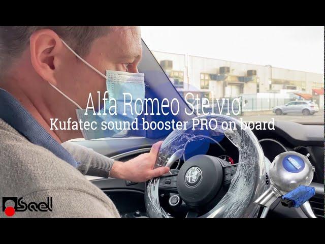 Sound booster PRO Kufatec Alfa Romeo Stelvio | On board video