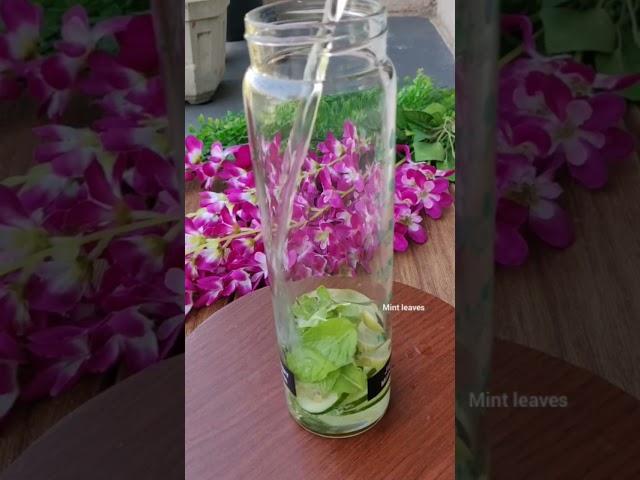 Detox Water for better skin and digestion #youtubeshorts #shorts