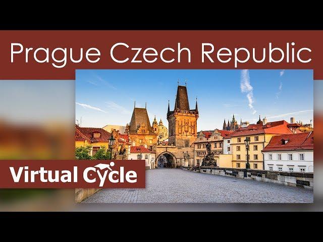 29 Min Treadmill Virtual Scenery Prague Czech Republic with Techno Music Mix