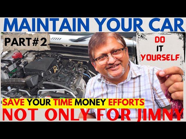 ESSENTIAL DIY (PART2) MAINTENANCE FOR JIMNY & ALL CARS #jimny #diy