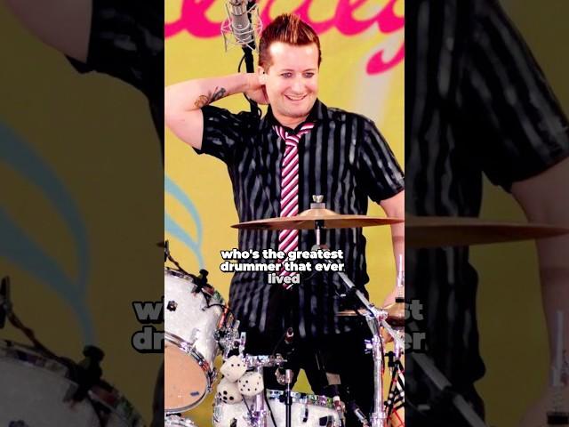 Green Day's drummer Tre Cool talks about his favorite drummers of all time