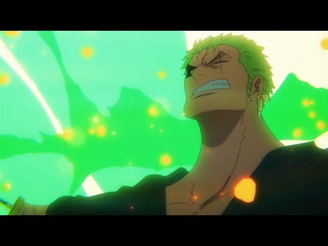 ZORO v.s S-Hawk | Zoro Fights Mihawk's Clone (English Sub)