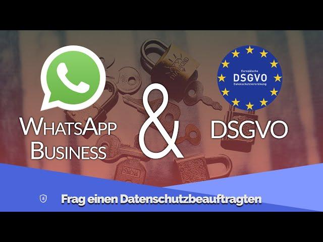 Ist #WhatsApp Business #DSGVO konform? | #FDSB