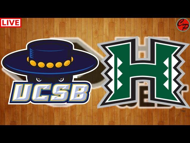 HAWAII vs UCSB BIG WEST BASKETBALL LIVE GAME CAST & AUDIO