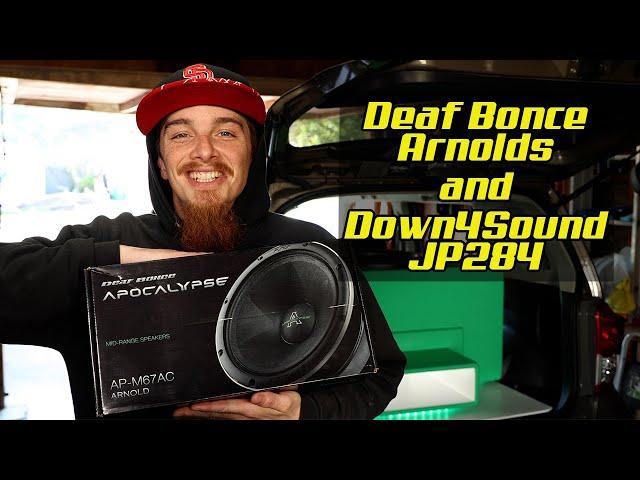 Deaf Bonce Door Speakers and Down4Sound 4ch Amp Install