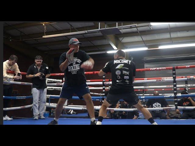 Andrew Moloney Media Workout for Junto Nakatani May 20th on Haney vs Loma card