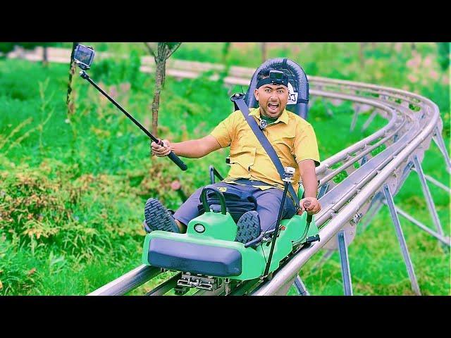 Dangerous Roller Coaster in Shahdog Azerbaijan