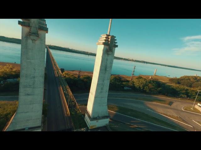 Rafa em Uruguaiana (Drone na Ponte Internacional)