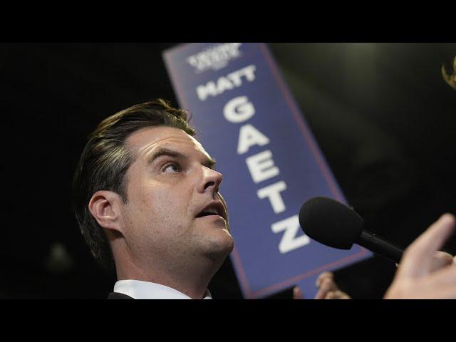 Trump’s attorney general pick Matt Gaetz drops out after allegations