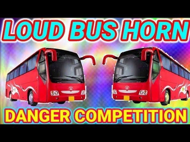 competition Bus horn || DJ Remix || Green DJ siren  || #compilation