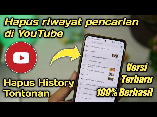 Cara Hapus Histori Penelusuran di YouTube Versi Terbaru | Hapus Hostori Tontonan Youtube