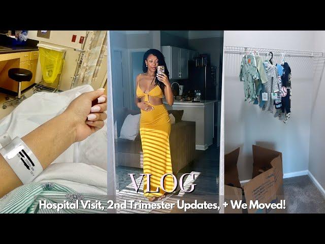 VLOG | Hospital Scare! 2nd Trimester Updates, + We Moved!