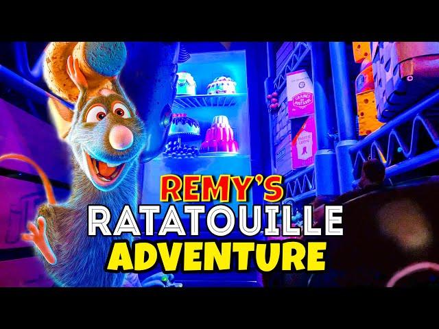 [4K] Remy's Ratatouille Adventure FULL Ride POV - Ratatouille Ride Epcot - Walt Disney World