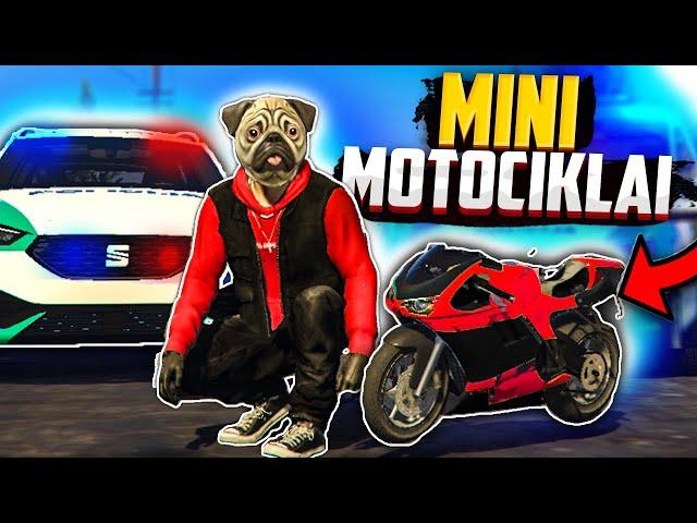 APGAVOM PAREIGŪNUS SU MINI MOTOCIKLAIS?! ️ w/@MrBegedis | GTA RP LIETUVIŠKAI | GTAKAIMELIAI.LT