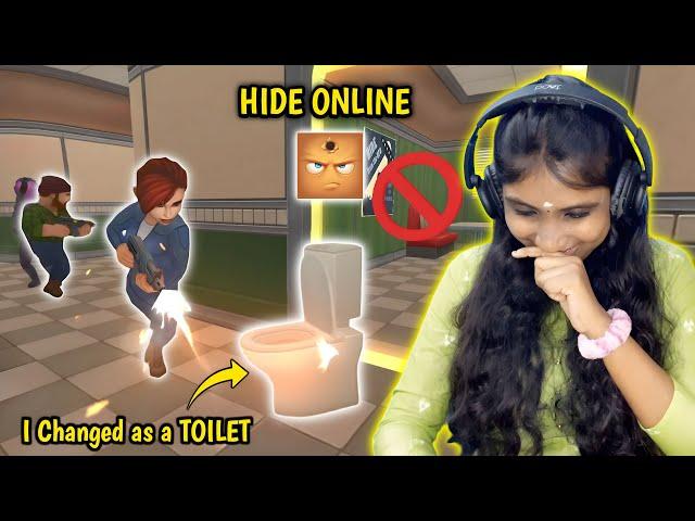 I changed as a Toilet in HIDE ONLINE - Hunter Vs Props Funny Gameplay in Tamil | Jeni Gaming 2.0