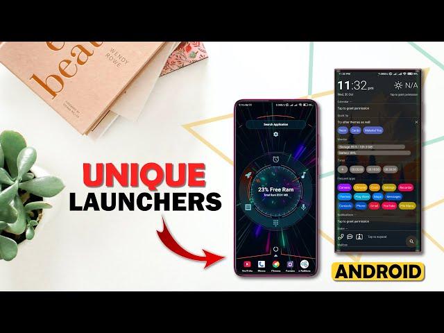 Top 10 Unique Android Launchers You Need to Try in 2024!  | Transform Your Home Screen!