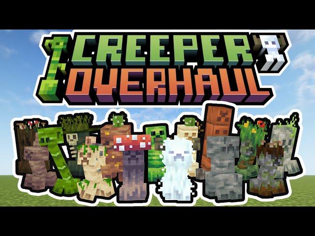 Minecraft: Amazing Creeper Overhaul MOD (14+ Creeper explosions)