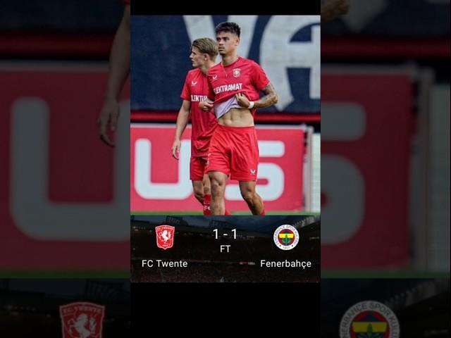 FC Twente  Fenerbahce UEFA Europa League 2024/25 Week 2 #uefaeuropaleague #shorts