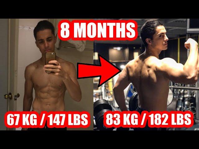 NATURAL BULKING TRANSFORMATION | GAINED 35 POUNDS | WOLFINGPHYSIQUE