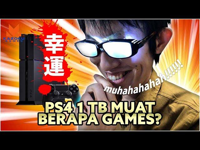 PS4 1 TB Muat Berapa Games?