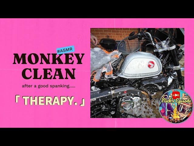 Cleaning My Honda Monkey and getting it dirty after!