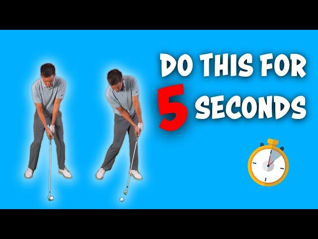 Do THIS for 5 Seconds Before you Swing the Golf Club