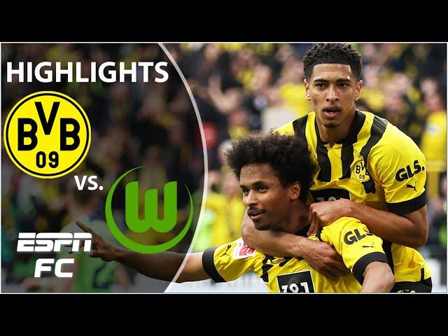  TITLE HUNT ALIVE?!  Borussia Dortmund vs. Wolfsburg | Bundesliga Highlights | ESPN FC