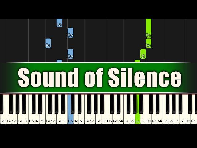 Sound of Silence - Piano