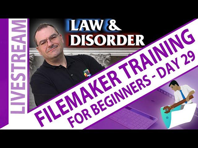 Law & DisOrder - Claris FileMaker for Beginners: Scripting/Removing Duplicate Records - Day 29