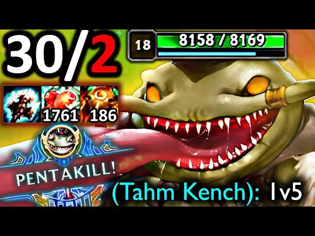 GIGANTIC TAHM KENCH (1V5, PENTAKILL)