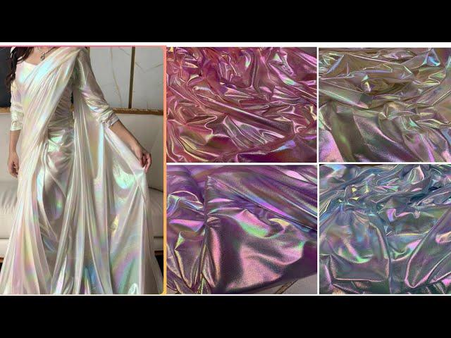 SHADED MOON LIGHT Fabric 6 Colors AVAILABLE |Rainbow colour full Shaded best for Saree,Maxi & lengha