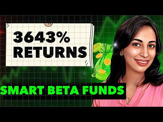 4 Best SMART BETA FUNDS | Beat Nifty Returns  | Alpha Value Momentum Quality | Bharti Rathee