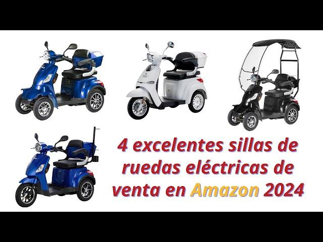 4 EXCELENTES SILLAS DE RUEDAS ELECTRICAS RECOMENDADAS de Venta en Amazon 2024