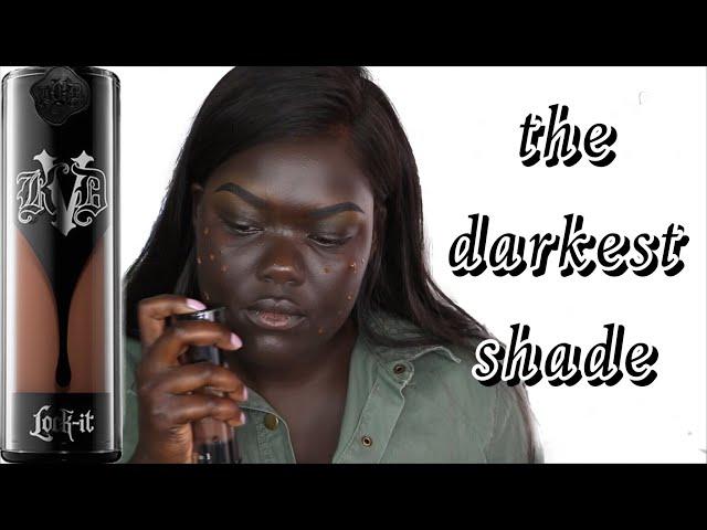 Kat Von D Lock-It Foundation Review || NYMA TANG #thedarkestshade