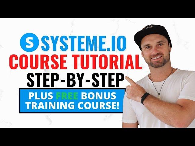 Systeme.io Course Tutorial  Creating and Selling Your Online Course