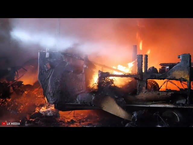 LAFD: RV Burns to the Ground Near Shell Oil Facility