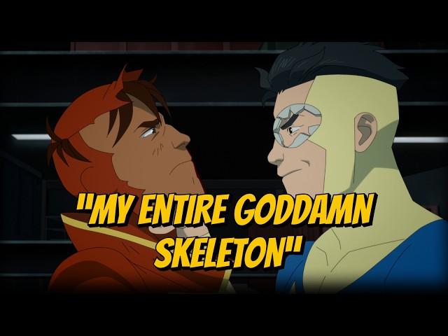 Rex Sacrifices Himself | "My Entire Goddamn Skeleton, D*ckhead" | Rex's Death Scene, Invincible 3x07