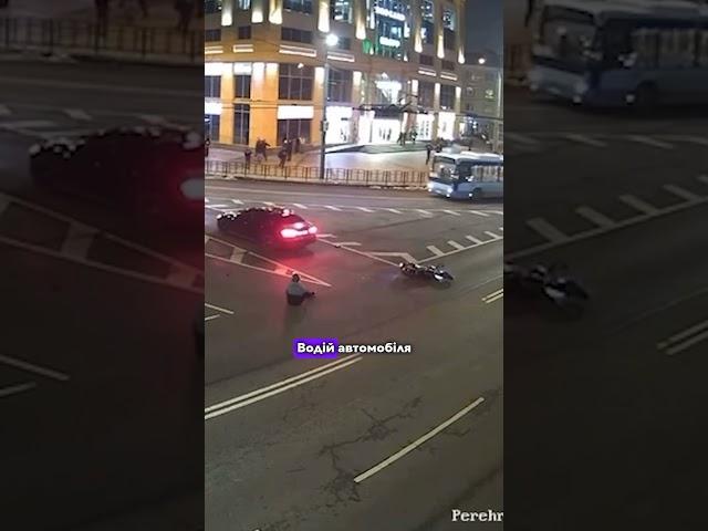 ‼️Перелетів через легковик. Момент аварії в центрі Луцька