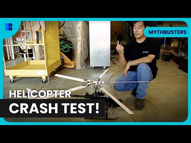 Can a Stamp Crash a Helicopter? - MythBusters - Science Documentary