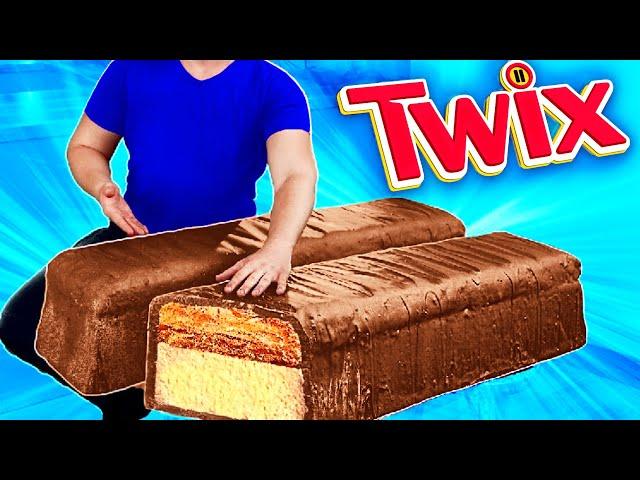 Giant Twix | How to Make The World’s Largest DIY Twix by VANZAI