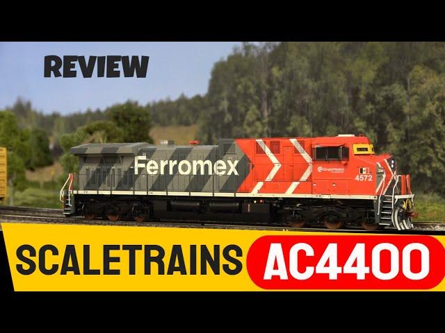 ScaleTrains HO AC4400CW! Ferromex & NAFTA 2000 KCS Schemes! New 2024 release! DC/DCC/ESU LOKSound!