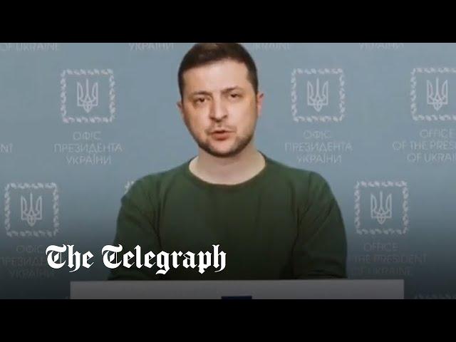 Deepfake video of Volodymyr Zelensky surrendering surfaces on social media