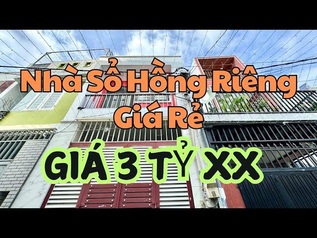  Nhà Sổ Hồng Riêng Giá Rẻ Ngay Trường Mầm Non Suka Phường Thạnh Xuân Quận 12