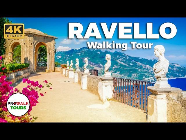 Ravello, Italy - The Amalfi Coast Walking Tour - 4K60fps with Captions