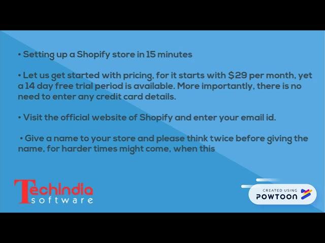 How to Set Up a Shopify Store in 15 Minutes