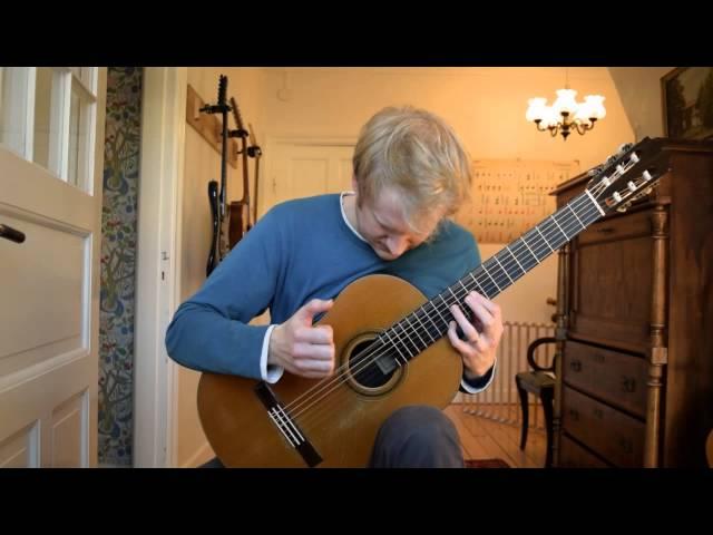 Maria Luisa - Julio Salvador Sagreras (Acoustic Classical Fingerstyle Guitar Cover by Jonas Lefvert)