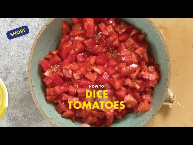 How to dice tomatoes