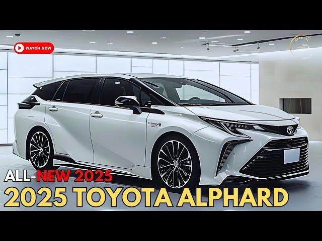 Finally! New 2025 Toyota Alphard is Here - Amazing MPV Van!