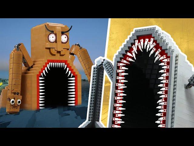 I Swapped SEA EATER VS ALL ITALIAN BRAINROT MEMES but LEGO FEARS |  Cursed LEGO