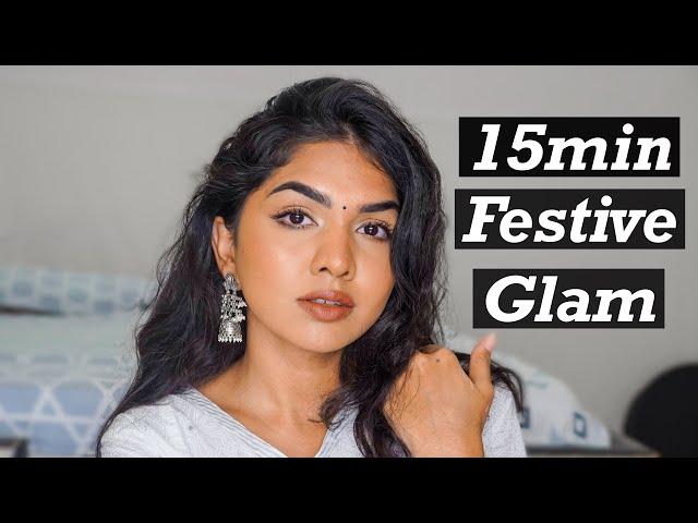 Simple 15min festive glam || quick & easy